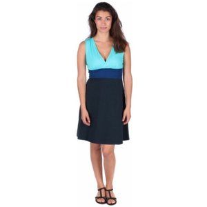 Patagonia Margot Blue Colorblock Dress - Large